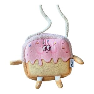 Charming Pink Frosted Pastry Plush Bag-NWOT